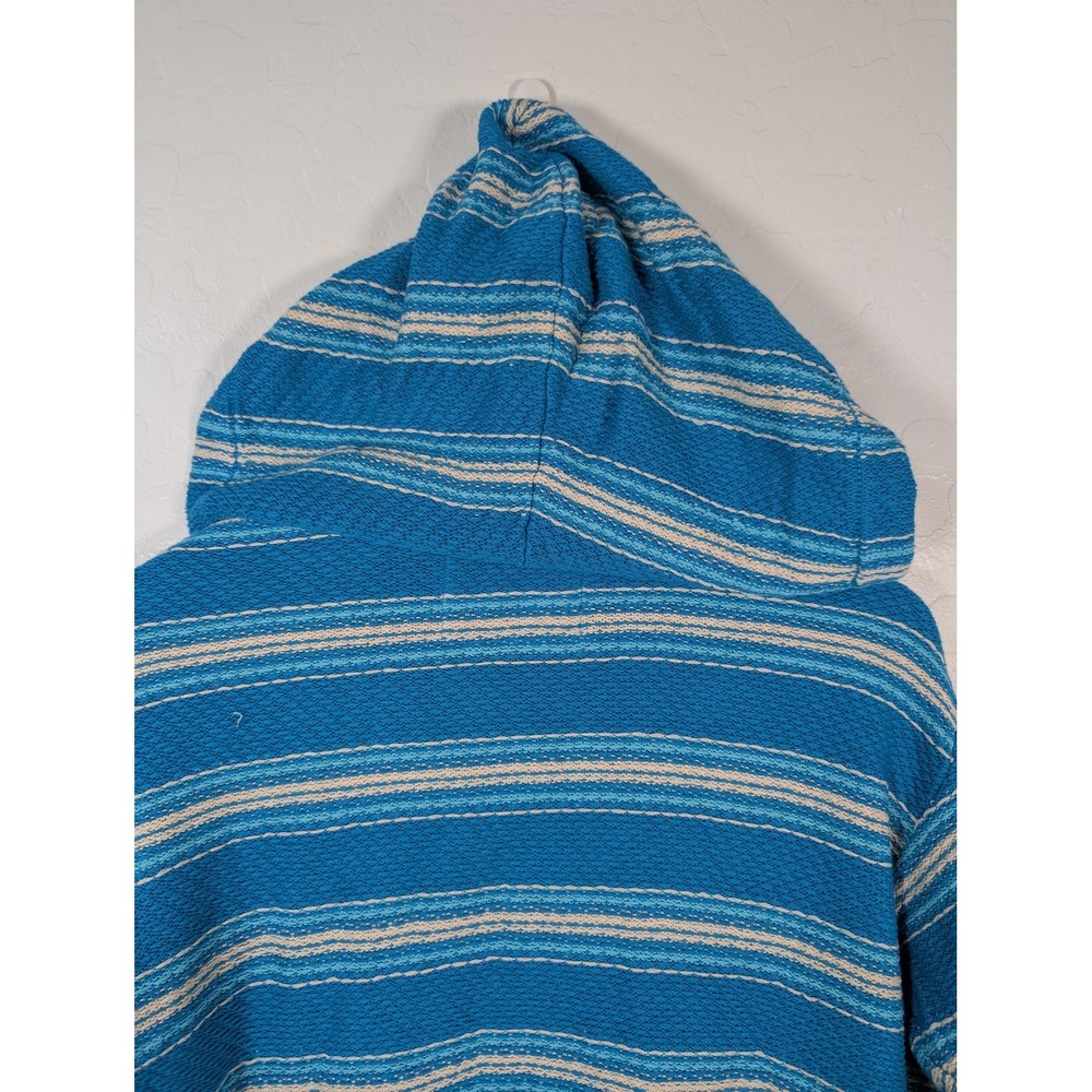 Dixxon Flannel Co. Baja Hoodie Pullover Women Small Striped Knit Kangaroo Pocket - Picture 6 of 11